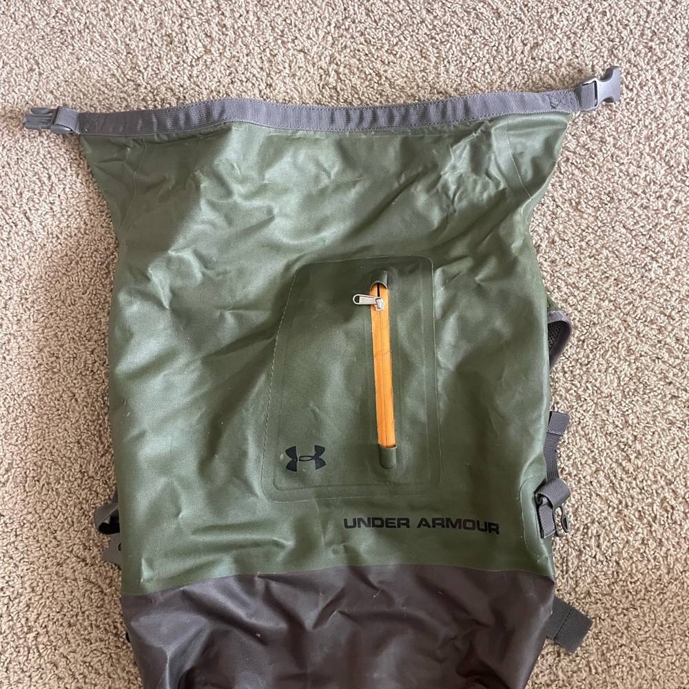 Under Armour Olive and Charcoal Backpack